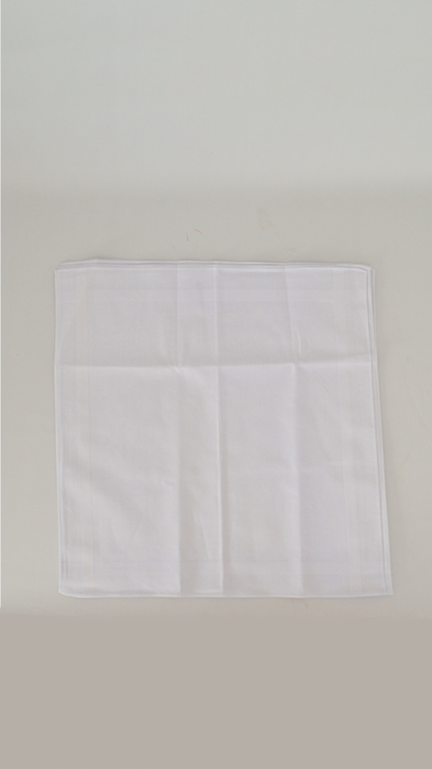 Zakdoek H. Luxe 6 stuks wit