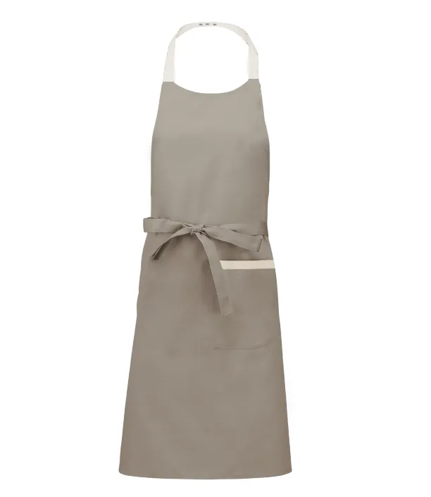 Bavetschort met zak en contrastkleur.webp