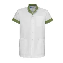 Zorgjas de berkel Jaimy met kleuraccenten Groen personaliseerbaar.webp