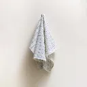 Keukenhanddoek kleine ruit blauw.webp