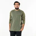 keukenshirt lange mouwen rekbare stof personaliseerbaar moss heren.webp
