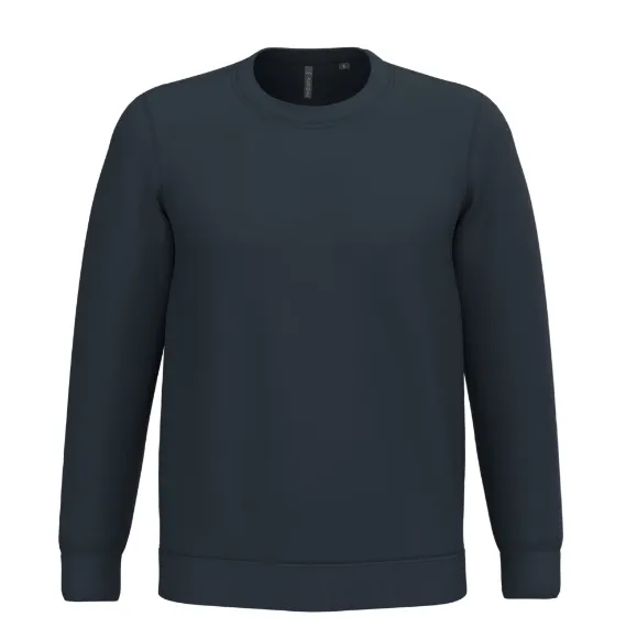 Sweater met ronde hals personaliseerbaar met naam navy_donkerblauw.webp