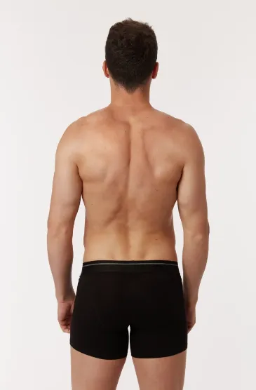 Woody boxershort CLC- Lang zwart achterkant.webp