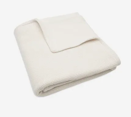 [Jollein Online - deken 75x100 IVORY 517-511-66031] Wiegdekentje (Ivoor)