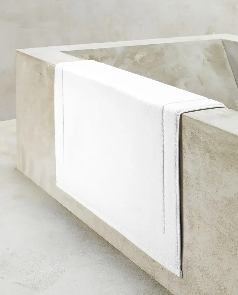 Badmat rechthoek (Wit)