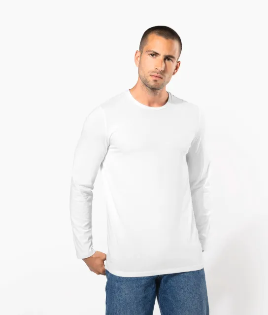 Thermisch onderhemdje heren lange mouw (Wit, M)