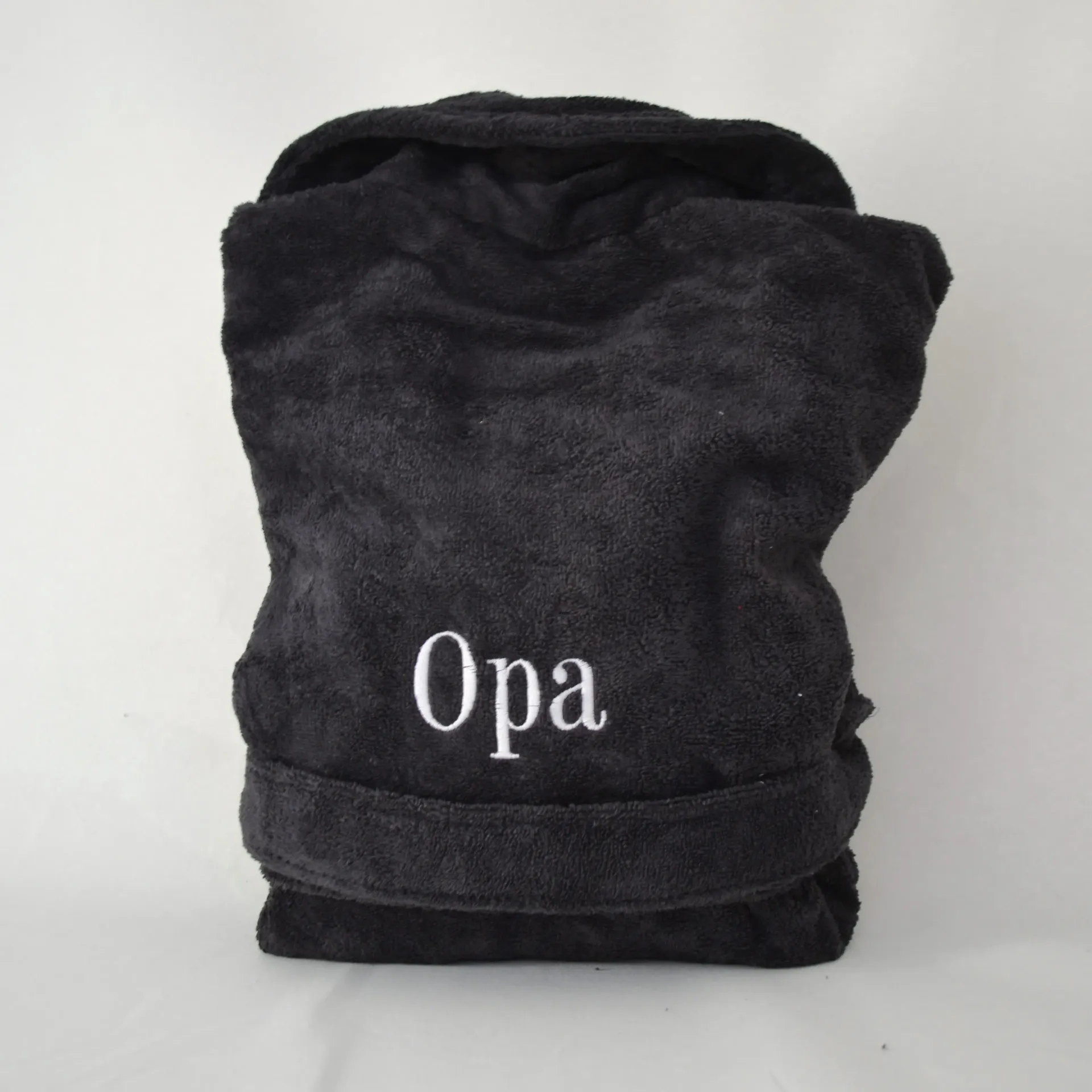 Badjas heren badstof met fleece