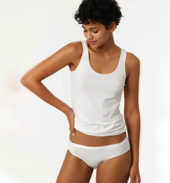 [Jellycoe.be - Bikinislip D. WIT Small - 999-10-WIS-Z/100] Damesslipje bikini Woody (3st) (Wit, S)