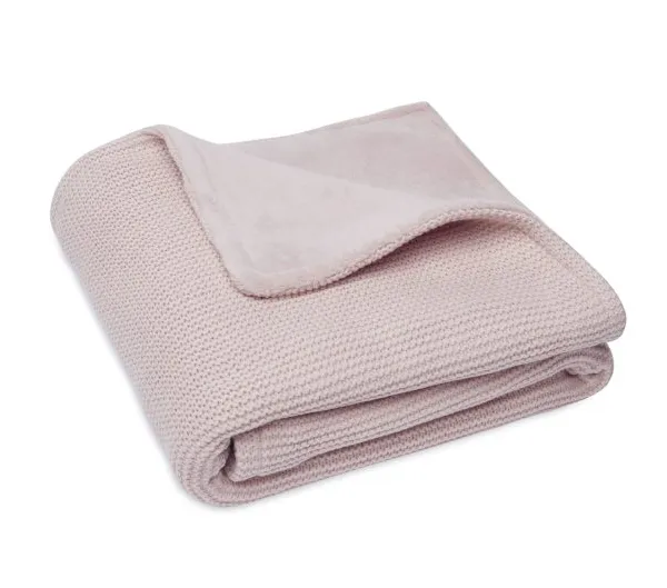 [Jollein Online - deken 100x150 ROZE 517-522-66039] Groot Wiegdeken 100x150cm (Wild Rose)