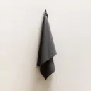 Keukenhanddoek met lederen lusje