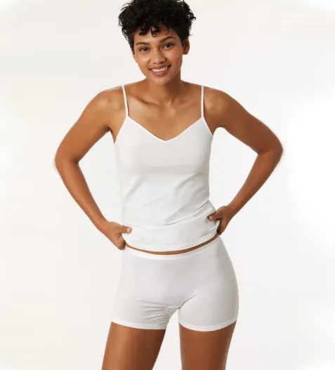 [Jellycoe.be - Boxer D. WIT XSmall - 999-10-WSO-Z/100] Damesboxershort Woody (3st) (Wit, XS)