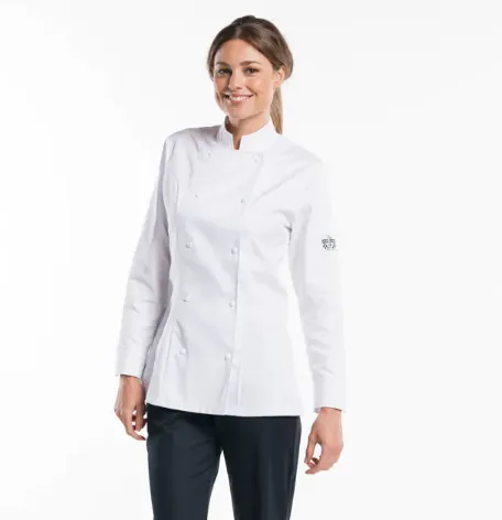 Keukenjas Roma Dames - Chaud Devant (Wit, XS)