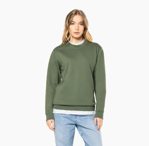 Sweater Basic - Personaliseerbaar (Wit, XS)