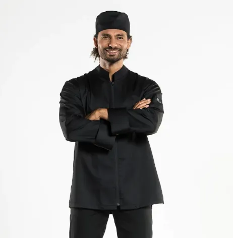 Keukenjas Monza Heren Zwart - Chaud Devant (XS)