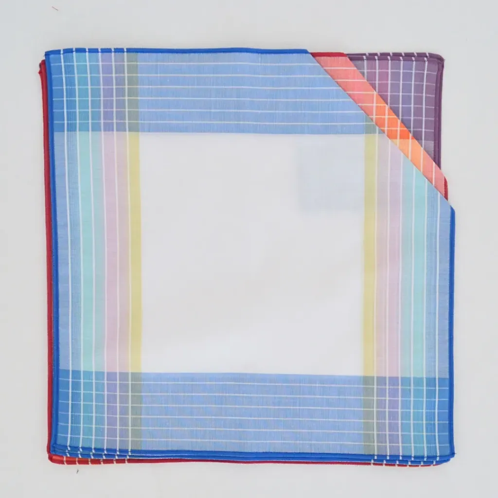 [Sales@tiseco.be shari Dedecker - Dames Gekleurd 1602/58] Dameszakdoeken 6st. (Meerkleurig)