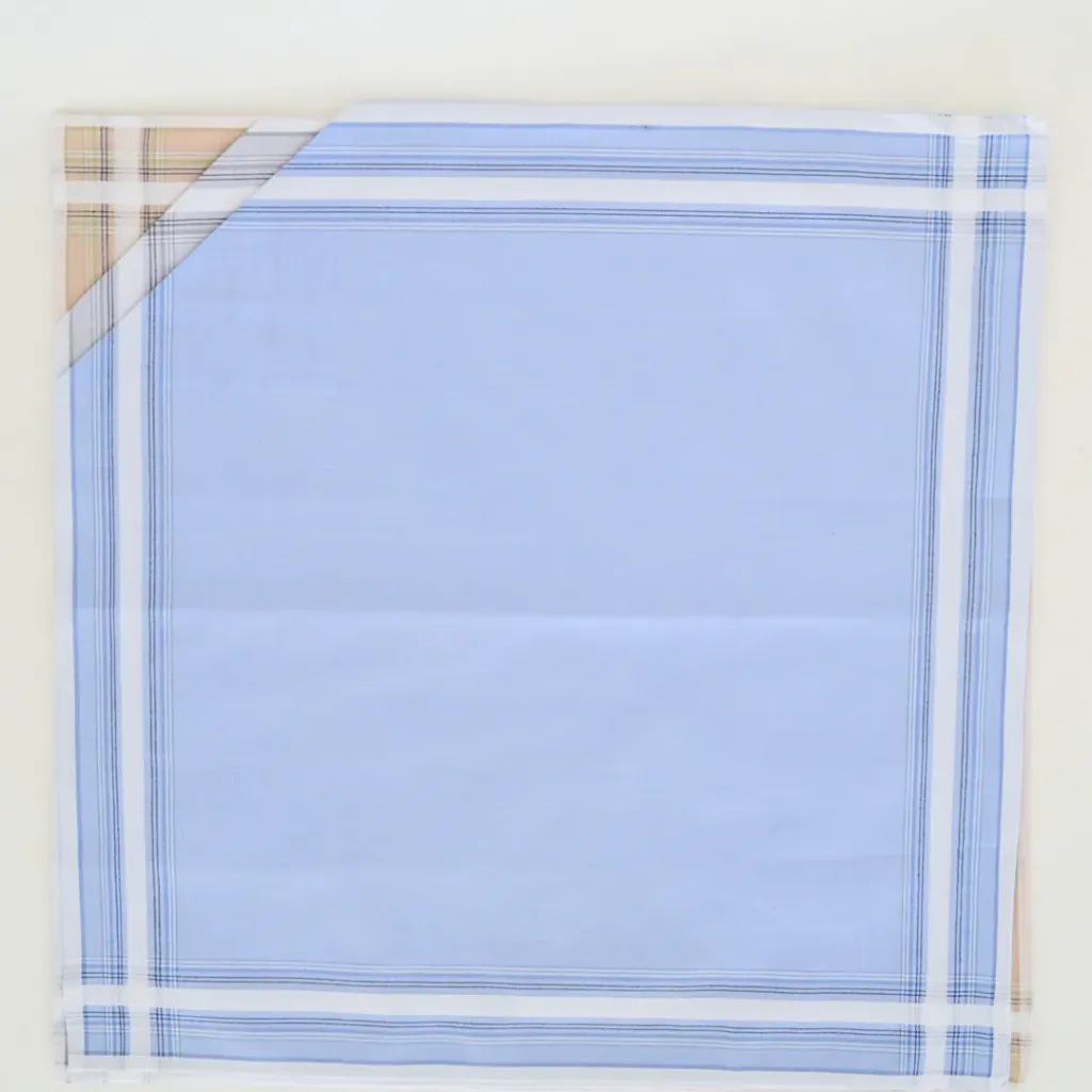 [Sales@tiseco.be shari Dedecker - Heren Gekleurd 1203/CC 2B - 12C/6] Herenzakdoeken 6st. (Meerkleurig)