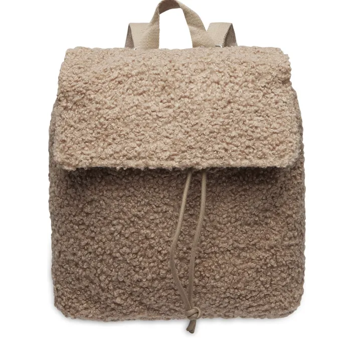 [Jollein Online - Rugzak BISCUIT - 057-591-66067] Rugzakje Teddy Met Flap (Biscuit)