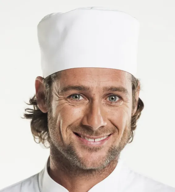 [Chaud Devant online - Bandi XO WIT - CD36299] Laag koksmutsje (Wit)